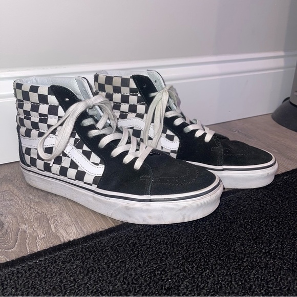 SK8-Hi Checkerboard Vans - Picture 1 of 3